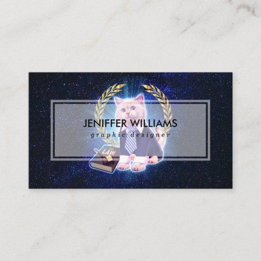 Katzenbeistand Visitenkarte (Vorderseite)