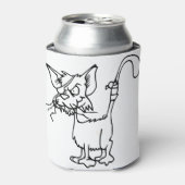 Katzenbekämpfung verletztes Tier Bandage Feline Dosenkühler (Kanne Vorderseite)