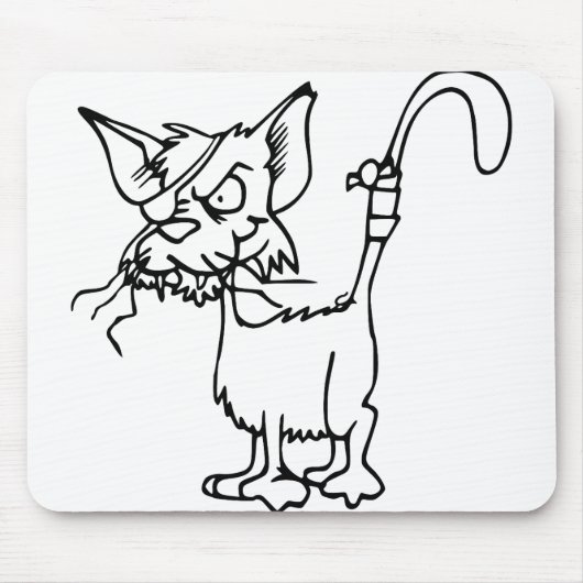 Katzenbekämpfung verletztes Tier Bandage Feline Mousepad (Vorne)