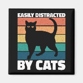 Katzenbesitzer bei Niedlichen Katzen, leicht abgel Magnet (Vorne)