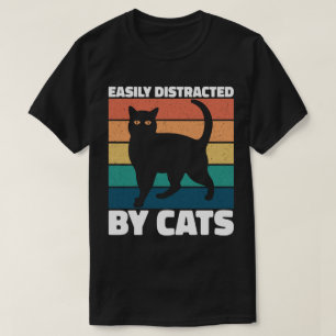 Katzenbesitzer bei Niedlichen Katzen, leicht abgel T-Shirt