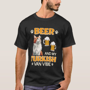 Katzenbesitzer BIER UND TÜRKISCHER VAN VIBE Lustig T-Shirt
