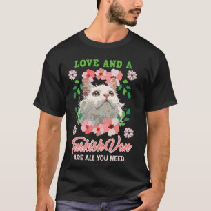 Katzenbesitzer LIEBE UND EINE TÜRKISCHE VAN KATZE T-Shirt