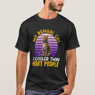 Katzenbesitzer MEINE BENGAL-KATZE IST KÜHLER Lusti T-Shirt