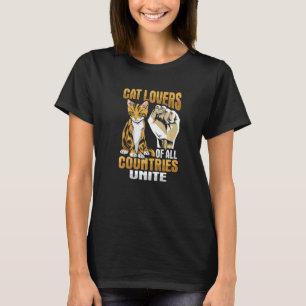 Katzenbesitzer-Solidaritätsfaust Für Eine Stolze K T-Shirt