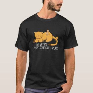 Katzenbetreuung Haustierbetreuung Haustierbetreuun T-Shirt