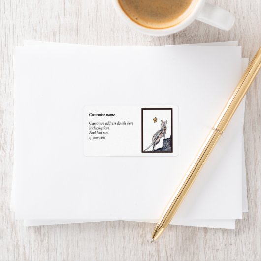 Katzenbezeichnungen (a278) adressaufkleber (Insitu)