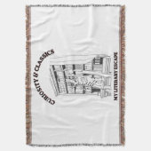 Katzenbibliothekar Ästhetik-Kunstposter  Decke (Vorderseite Vertikal)