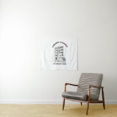 Katzenbibliothekar Ästhetik-Kunstposter Wandteppich (Beispiel (Horizontal))