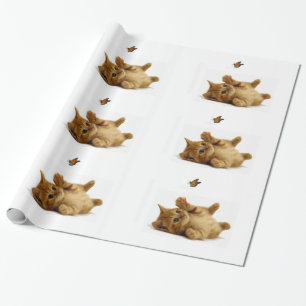 Katzenbild für Packpapier
