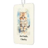 Katzenbild Humor Text Name Autolufterfrischer (Links)