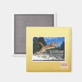 Katzenbild Magnet (Vorderseite/Rückseite)