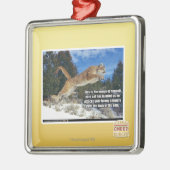 Katzenbild Ornament Aus Metall (Links)