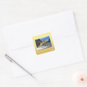 Katzenbild Quadratischer Aufkleber (Umschlag)