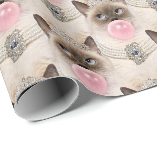Katzenbläschen Geschenkpapier (Rolleneckpunkt)