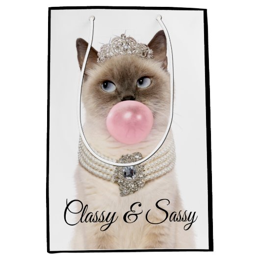 Katzenbläschen Mittlere Geschenktüte (Vorderseite)