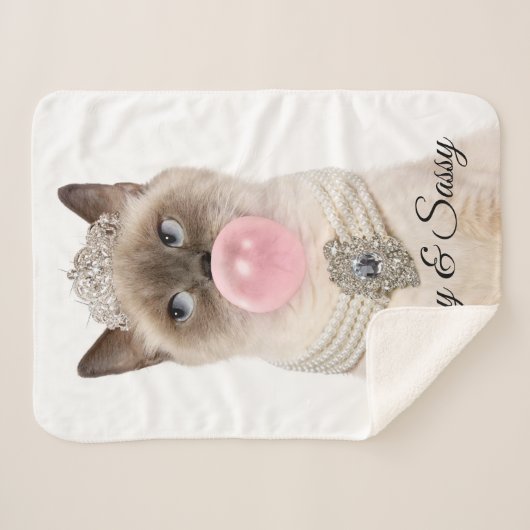 Katzenbläschen Sherpadecke (Vorderseite (Horizontal))