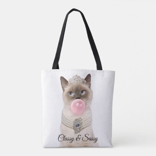 Katzenbläschen Tasche (Rückseite)