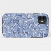 Katzenblau Party Case-Mate iPhone Hülle (Rückseite (Horizontal))
