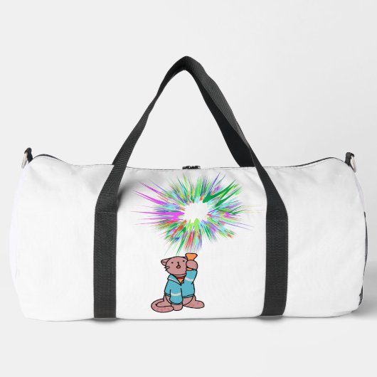 Katzenblitz Duffle Bag (Vorderseite)