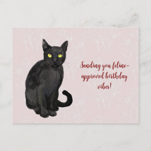 Katzenblumenhintergrund Postkarte