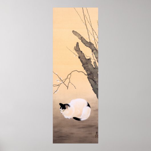 Katzenblüten - Hishida Shunso Poster (Vorne)