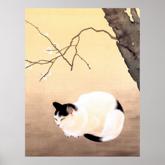 Katzenblüten - Hishida Shunso Poster (Vorne)