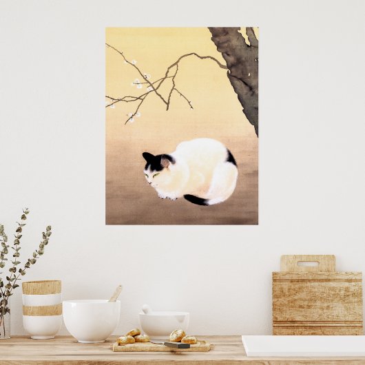 Katzenblüten - Hishida Shunso Poster (Küche)