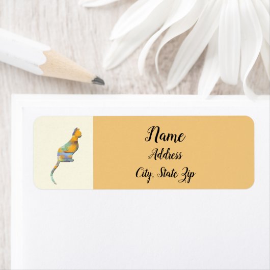 Katzenbraun Farbblock Kitty Pet Kitten (Insitu)