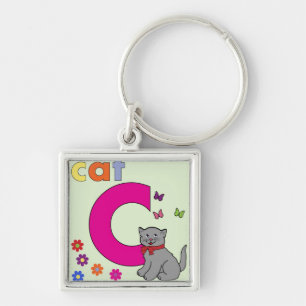 Katzenbrief C Schlüsselanhänger