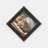 Katzenbrot Serviette (Ecke)