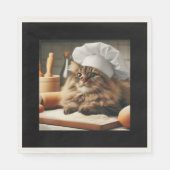 Katzenbrot Serviette (Vorderseite)