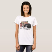 Katzenbuch und Kaffee T-Shirt (Vorne ganz)