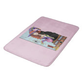 Katzenbücher, Hexereien Badematte (Schrägansicht)