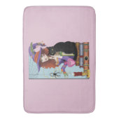 Katzenbücher, Hexereien Badematte (Vorderseite Vertikal)