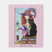 Katzenbücher, Hexereien Fleecedecke (Vorderseite)