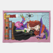 Katzenbücher, Hexereien Geschirrtuch (Horizontal)