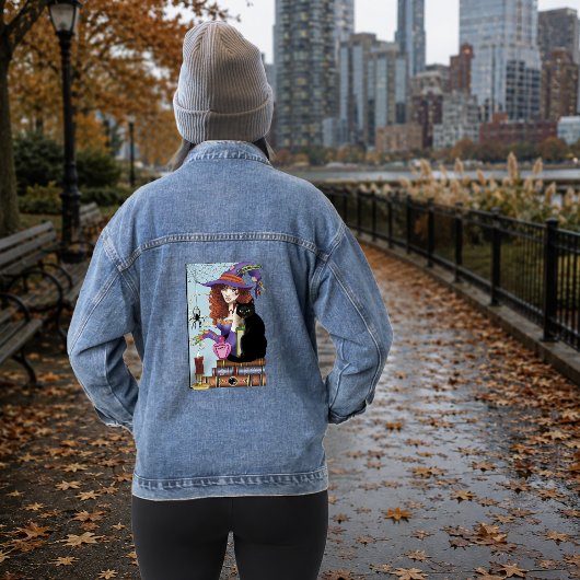 Katzenbücher, Hexereien Jeansjacke