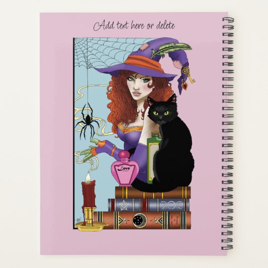 Katzenbücher, Hexereien Planer (Rückseite)