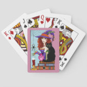 Katzenbücher, Hexereien Spielkarten (Rückseite)