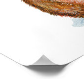 Katzenbücher und Kaffee Poster (Ecke)