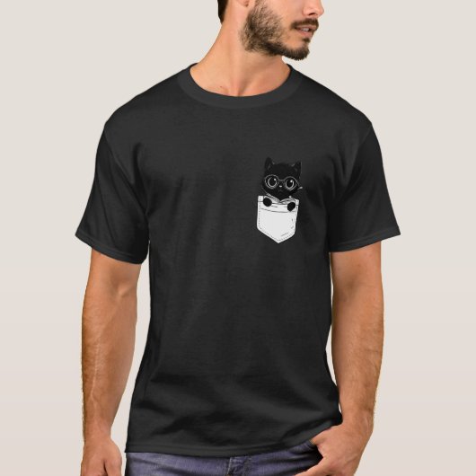 Katzenbuchtruhe Tasche T-Shirt (Vorderseite)
