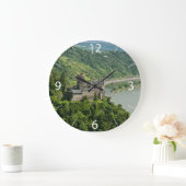 Katzenburg Große Wanduhr (Zuhause)