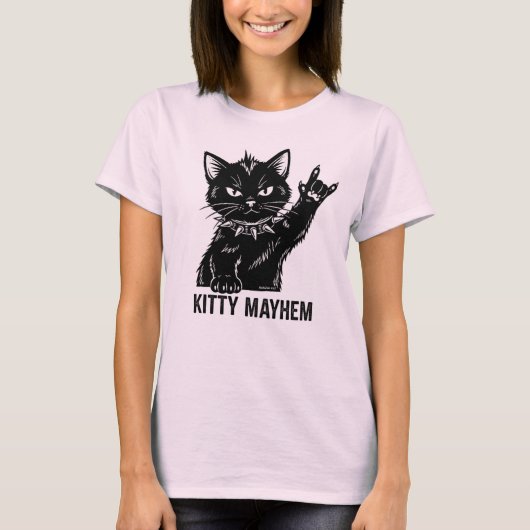 Katzenchaos T-Shirt (Vorderseite)