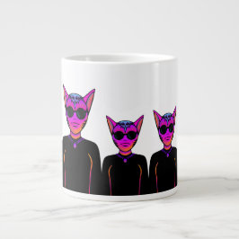 Katzencharakter Jumbo-Tasse