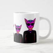 Katzencharakter Jumbo-Tasse (Rechts)