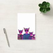 Katzencharaktere Post-it Klebezettel (Büro)