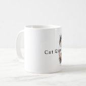 Katzendame mit Krone Kaffeetasse (Vorderseite Links)
