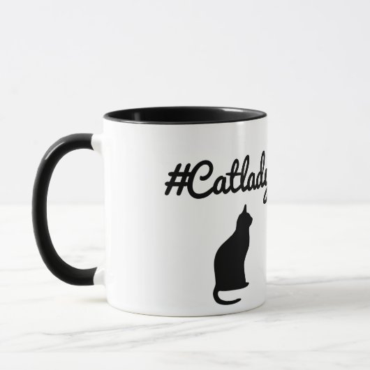 Katzendame Tasse (Links)