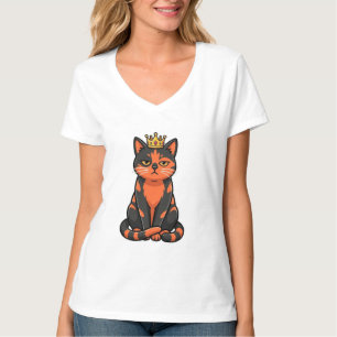 Katzendamen-Shirt - Lustiges Katzenmutter-Geschenk T-Shirt